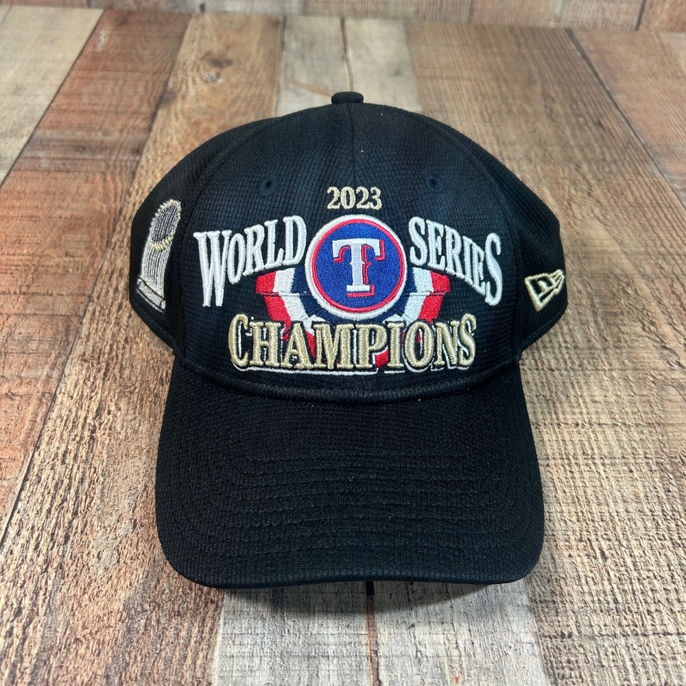 New Era Texas Rangers 2023 World Series Champions On-Field 9FORTY Baseball Hat